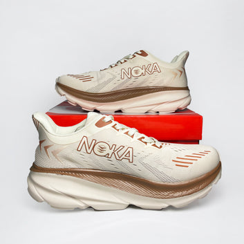 NOKA Premium Sneakers Brown Cream