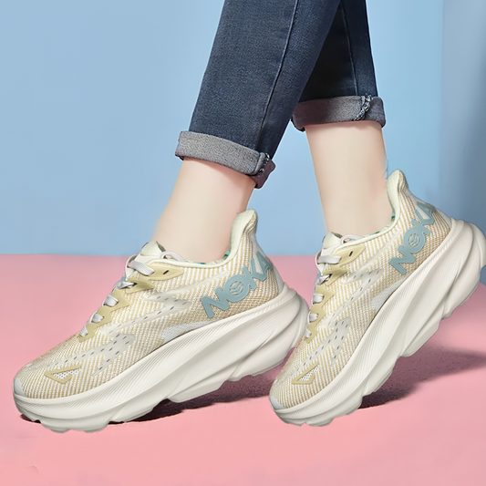 NOKA Premium Sneakers Grey White Cream