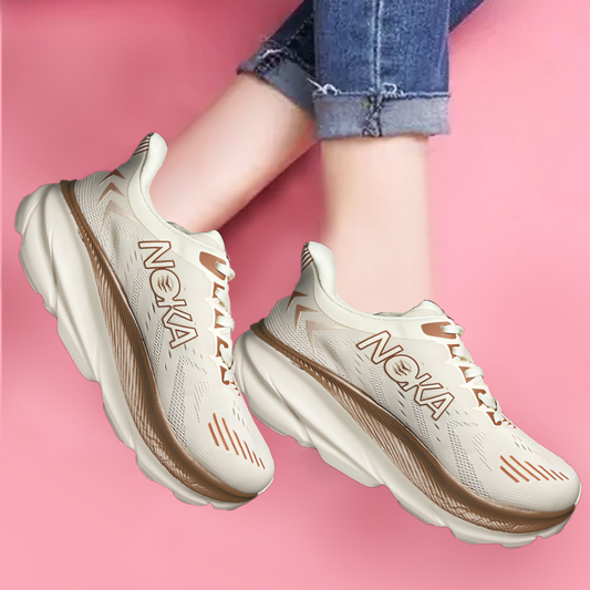 NOKA Premium Sneakers Brown Cream
