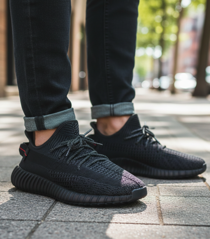 Adidas Yeezy Boost 350 V2 Sneakers Black Colour qbuyvo