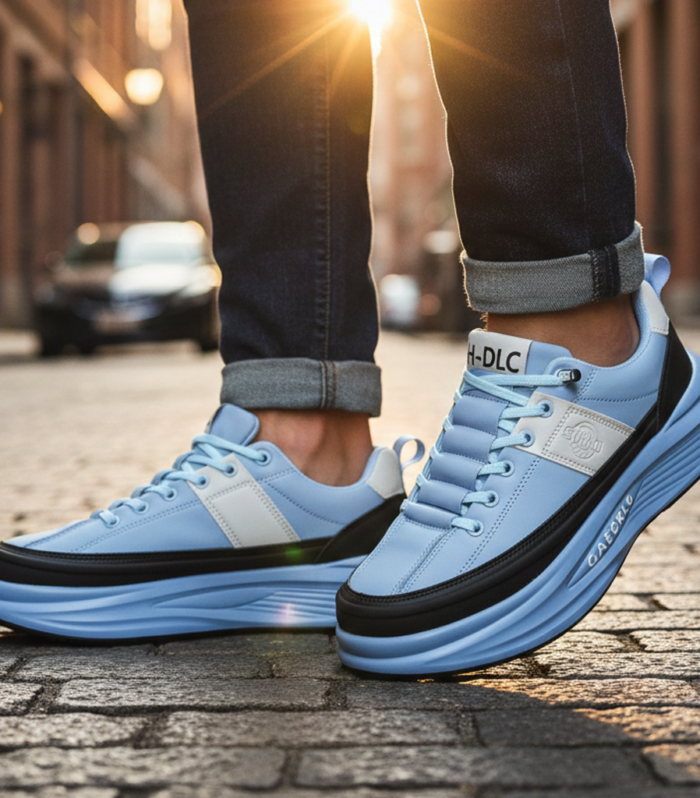 Flash Shoes Sneakers Blue & Black qbuyvo