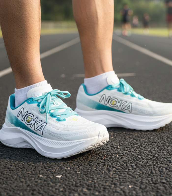 Noka One Man Shoes Blue & White qbuyvo